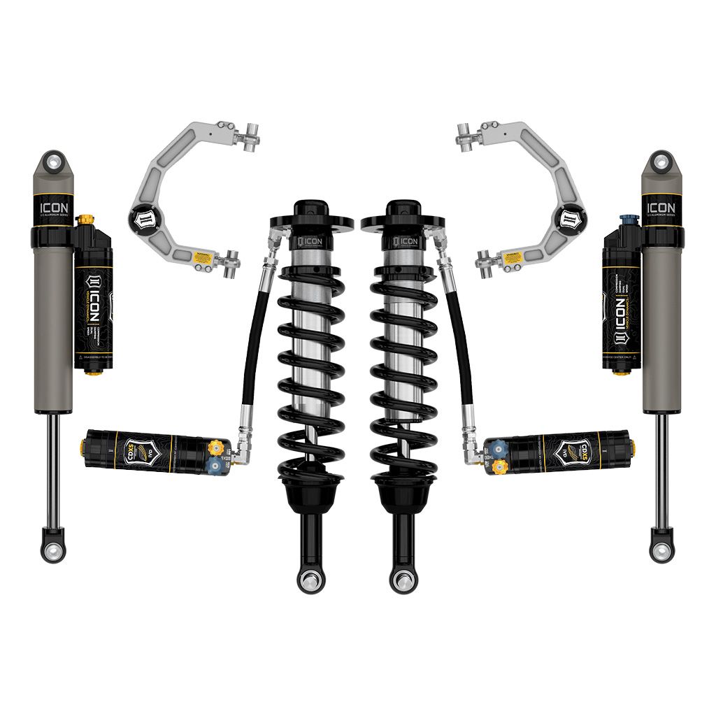 ICON 2021-2024 Ford F-150 Tremor, 2.5-3" Lift, Stage 4 Suspension System, Billet, CDXS