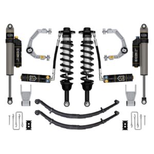 ICON 2021-2024 Ford F-150 Tremor, 2.5-3" Lift, Stage 4 Suspension System, Billet, CDXS, w/ Leaf Packs