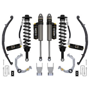 ICON 2021-2024 Ford F-150 Tremor, 2.5-3" Lift, Stage 4 Suspension System, Billet, CDCV, w/ Leaf Packs