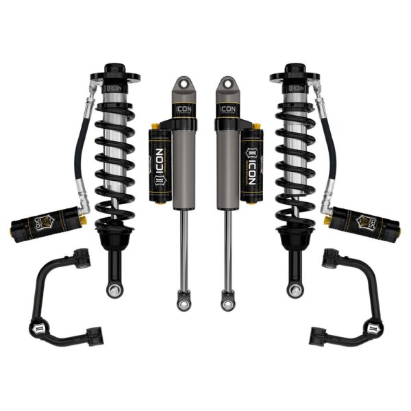 ICON 2021-2024 Ford F-150 Tremor, 2.5-3" Lift, Stage 4 Suspension System, Tubular, CDCV