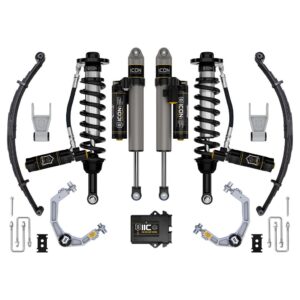 ICON 2021-2024 Ford F-150 Tremor, 2.5-3" Lift, Stage 5 Suspension System, Billet, w/ Leaf Packs