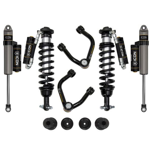 ICON 19-21 Ford Ranger, 0-3.5" Lift, Stage 4 Susp System, Tubular UCA Al Knuckle