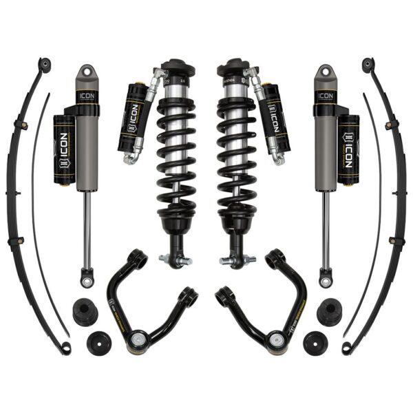ICON 19-21 Ford Ranger, 0-3.5" Lift, Stage 7 Susp System, Tubular UCA Al Knuckle
