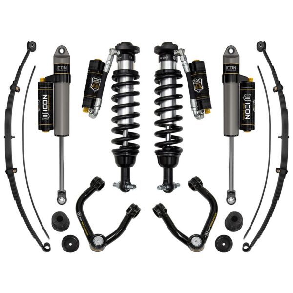 ICON 19-21 Ford Ranger, 0-3.5" Lift, Stage 8 Susp System, Tubular UCA Al Knuckle