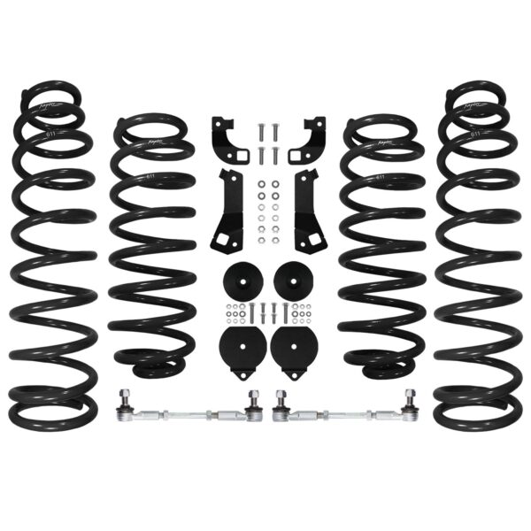 RSO Suspension - KJK2500 - 2.5 inch Coil Springs Lift Kit - 07-18 Jeep Wrangler JK/JKU, Lift Height: 2.5in, Position: Front and Rear