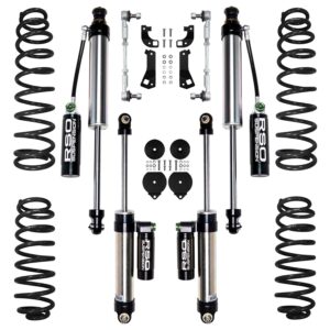 RSO Suspension - KJK2520 - 2.5 inch Stage 2.0 Lift Kit - 07-18 Jeep Wrangler JK/JKU, Lift Height: 2.5in, Position: Front and Rear