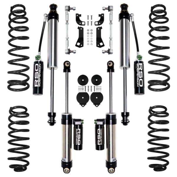 RSO Suspension - KJK2520 - 2.5 inch Stage 2.0 Lift Kit - 07-18 Jeep Wrangler JK/JKU, Lift Height: 2.5in, Position: Front and Rear