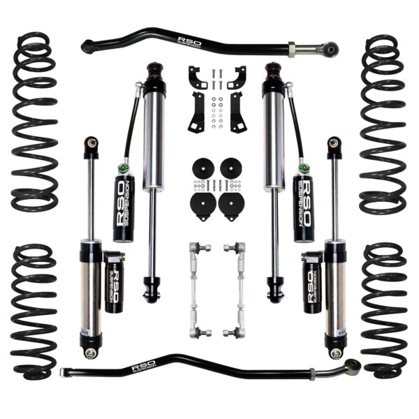 RSO Suspension - KJK2530 - 2.5 inch Stage 3.0 Lift Kit - 07-18 Jeep Wrangler JK/JKU, Lift Height: 2.5in, Position: Front and Rear