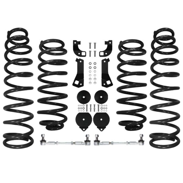 RSO Suspension - KJK4000 - 4 inch Coil Springs Lift Kit - 07-18 Jeep Wrangler JK/JKU, Lift Height: 4in, Position: Front and Rear