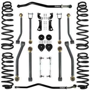 RSO Suspension - KJK4010 - 4 inch Stage 1.0 Lift Kit - 07-18 Jeep Wrangler JK/JKU, Lift Height: 4in, Position: Front and Rear