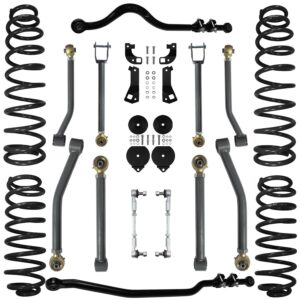 RSO Suspension - KJK4011 - 4 inch Stage 1.1 Lift Kit - 07-18 Jeep Wrangler JK/JKU, Lift Height: 4in, Position: Front and Rear