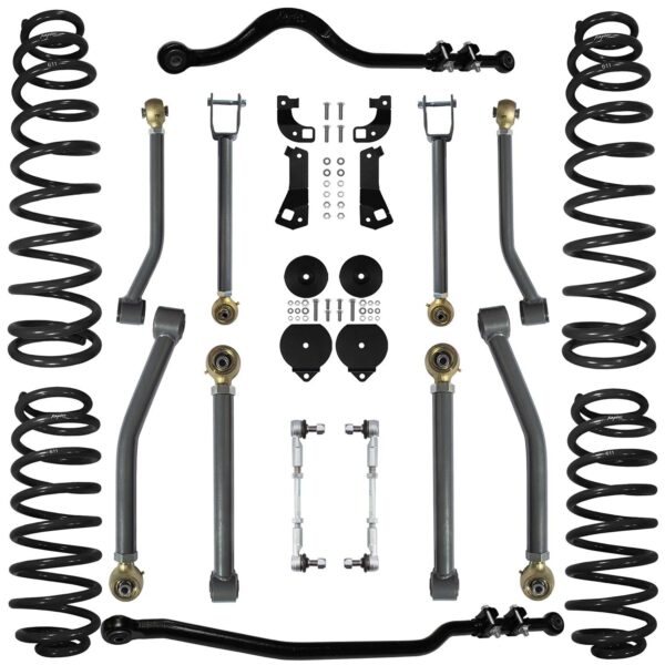 RSO Suspension - KJK4011 - 4 inch Stage 1.1 Lift Kit - 07-18 Jeep Wrangler JK/JKU, Lift Height: 4in, Position: Front and Rear
