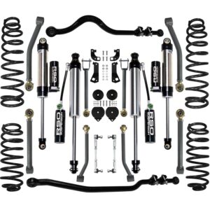 RSO Suspension - KJK4031 - 4 inch Stage 3.1 Lift Kit - 07-18 Jeep Wrangler JK/JKU, Lift Height: 4in, Position: Front and Rear