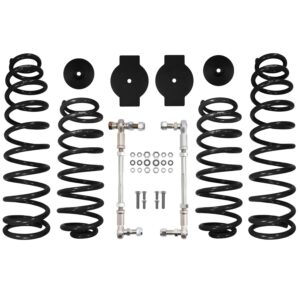 RSO Suspension - KJL2500 - 2.5 inch Coil Springs Base Lift Kit - 18-25 Jeep Wrangler JL/JLU, Lift Height: 2.5in, Position: Front and Rear