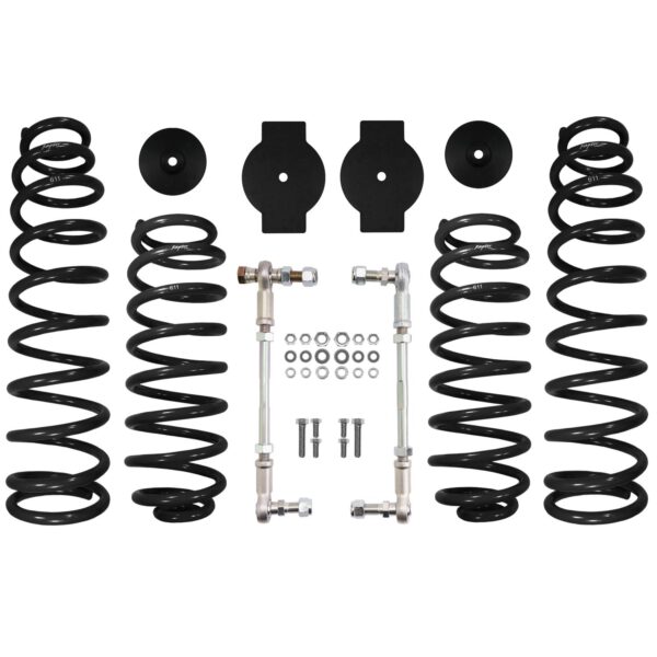 RSO Suspension - KJL2500 - 2.5 inch Coil Springs Base Lift Kit - 18-25 Jeep Wrangler JL/JLU, Lift Height: 2.5in, Position: Front and Rear