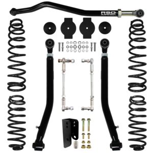 RSO Suspension - KJL2511 - 2.5 inch Stage 1.1 Lift Kit - 18-25 Jeep Wrangler JL/JLU, Lift Height: 2.5in, Position: Front and Rear