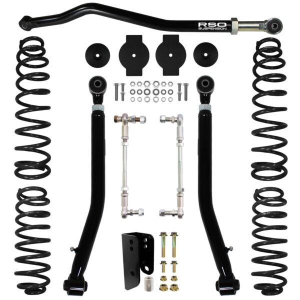 RSO Suspension - KJL2511 - 2.5 inch Stage 1.1 Lift Kit - 18-25 Jeep Wrangler JL/JLU, Lift Height: 2.5in, Position: Front and Rear