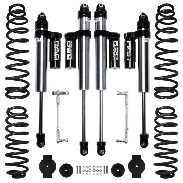 RSO Suspension - KJL2520 - 2.5 inch Stage 1.2 Lift Kit - 18-25 Jeep Wrangler JL/JLU, Lift Height: 2.5in, Position: Front and Rear