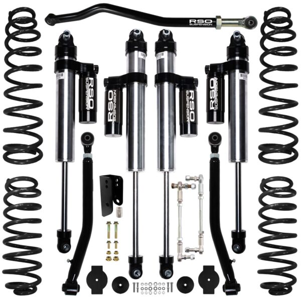 RSO Suspension - KJL2530 - 2.5 inch Stage 2.0 Lift Kit - 18-25 Jeep Wrangler JL/JLU, Lift Height: 2.5in, Position: Front and Rear