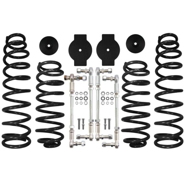 RSO Suspension - KJL4000 - 4 inch Coil Springs Base Lift Kit - 18-25 Jeep Wrangler JL/JLU, Lift Height: 4in, Position: Front and Rear