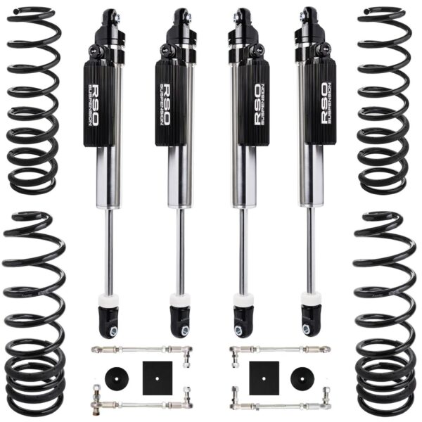 RSO Suspension - KJT2520 - 2.5 inch Stage 2.0 Lift Kit - 20-25 Jeep Gladiator, Lift Height: 2.5in, Position: Front and Rear