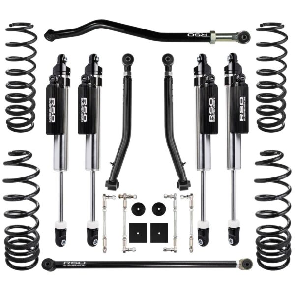 RSO Suspension - KJT2530 - 2.5 inch Stage 3.0 Lift Kit - 20-25 Jeep Gladiator, Lift Height: 2.5in, Position: Front and Rear
