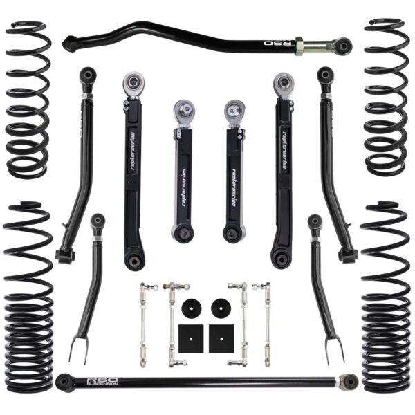 RSO Suspension - KJT4011 - 4 inch Stage 1.1 Lift Kit - 20-25 Jeep Gladiator, Lift Height: 4in, Position: Front and Rear
