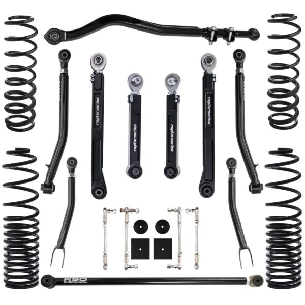 RSO Suspension - KJT4012 - 4 inch Stage 1.2 Lift Kit - 20-25 Jeep Gladiator, Lift Height: 4in, Position: Front and Rear