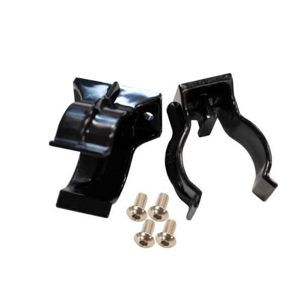 11-gauge steel, Black powder coat, Includes mounting hardware and clips