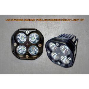 LoD Offroad Radiant Pro LED Surface Mount Light Kit