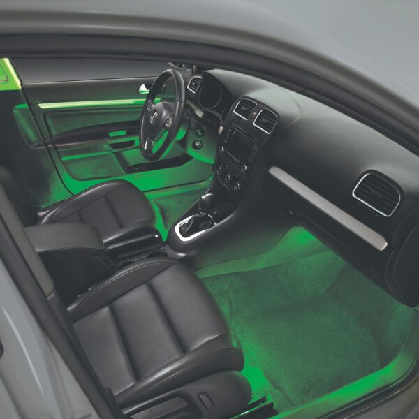 TYPE S 8 in. Interior strip lighting w/ 2x4 in. Plug & Glow LED strips, MultiClr
