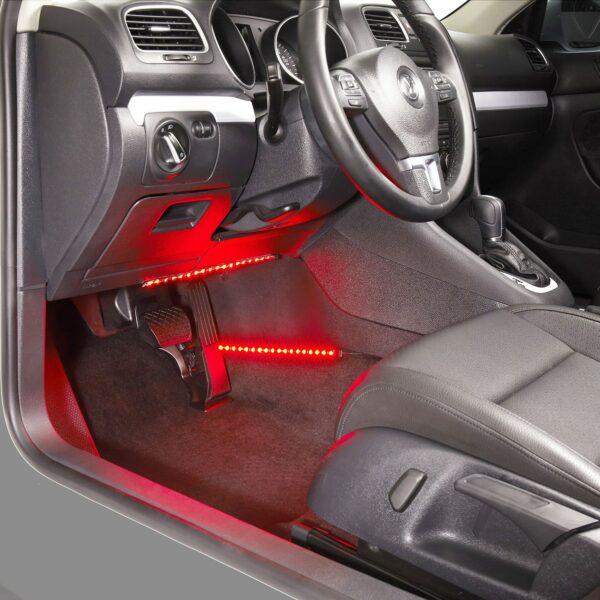 TYPE S 12 in. Vehicle lighting extension strip for HyperBright P&G LED kits, Red