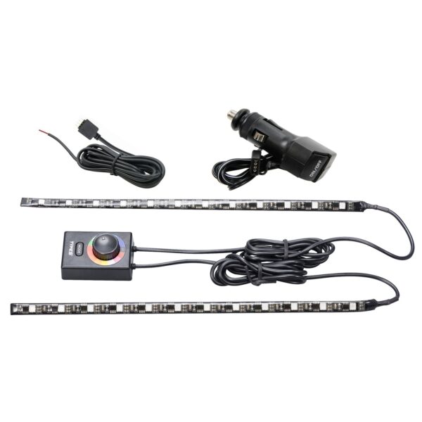 TYPE S 24 in. Rapid scan interior strip lighting w/ 2 x 12 in. LED strips, MultiClr