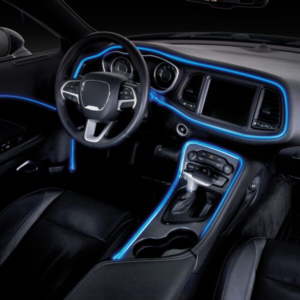 TYPE S 72 in. Smart interior fiber-optic trim lighting w/ 1x72 in. & install tool, hub