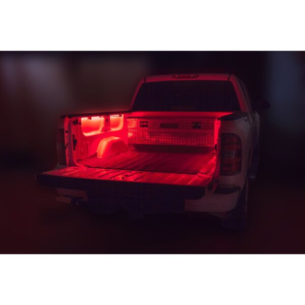 TYPE S 120 in. app-controlled truck bed LED strips, 2x60 in., Bluetooth, MultiClr