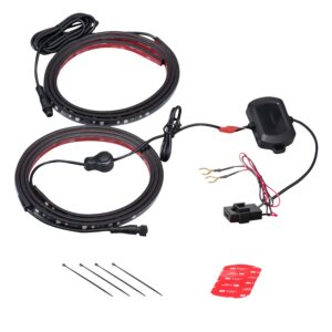 TYPE S 120 in. app-controlled truck bed LED strips, 2x60 in., Bluetooth, MultiClr