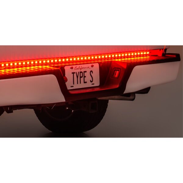 TYPE S LED tailgate light w/ tail light sync, adhesive, weatherproof 4-way conn