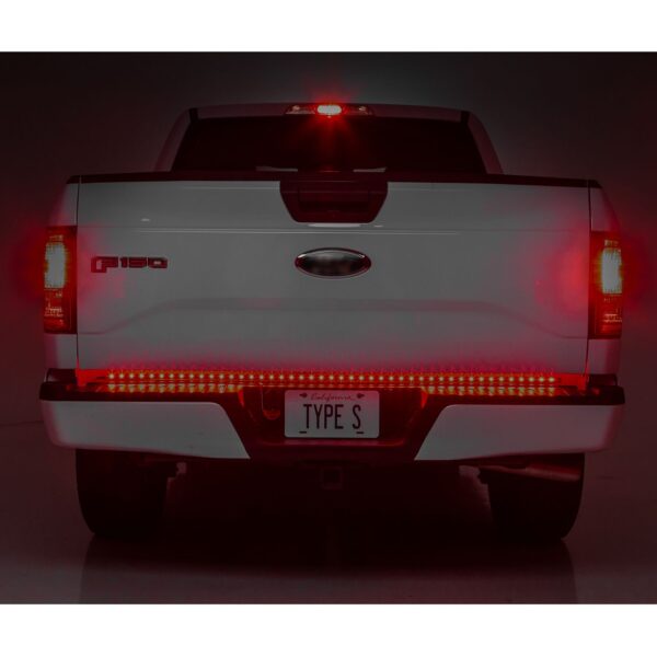 TYPE S LED tailgate light w/ tail light sync, adhesive, weatherproof 4-way conn
