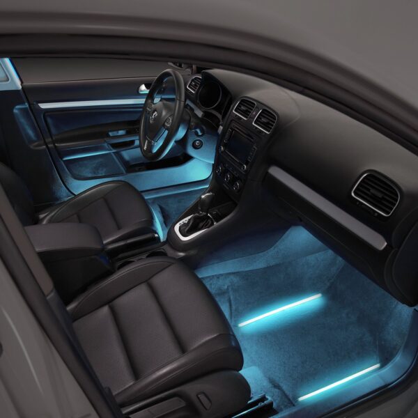 TYPE S 24 in. Interior strip lighting 2x12 in. ultra-bright LED glow tubes, Icy Blue
