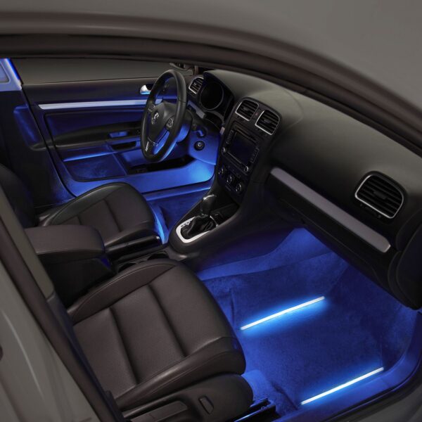 TYPE S 24 in. Interior strip lighting 2x12 in. ultra-bright LED glow tubes, Blue
