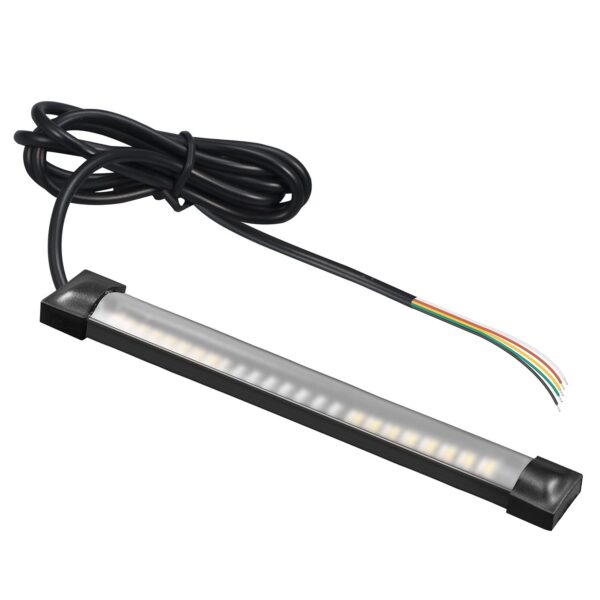 TYPE S HyperBright motorcycle tail light bar w/ turn & running light 4 wire lead