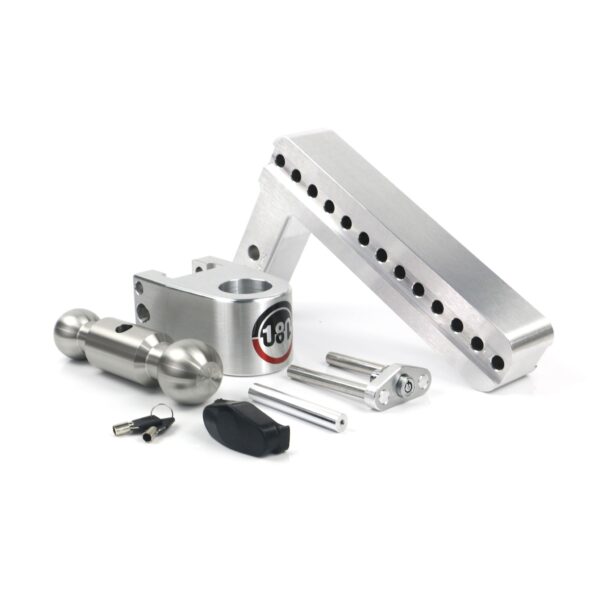 180 Hitch Stainless Steel Ball 10" Drop Hitch with 2" Shank