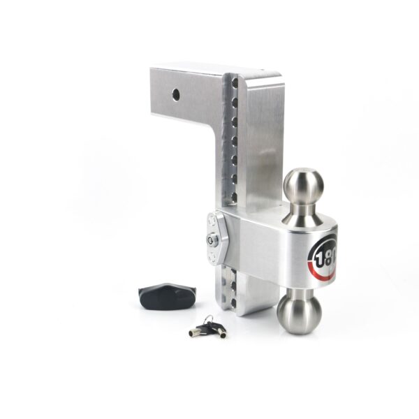 180 Hitch Stainless Steel Ball 10" Drop Hitch with 3" Shank