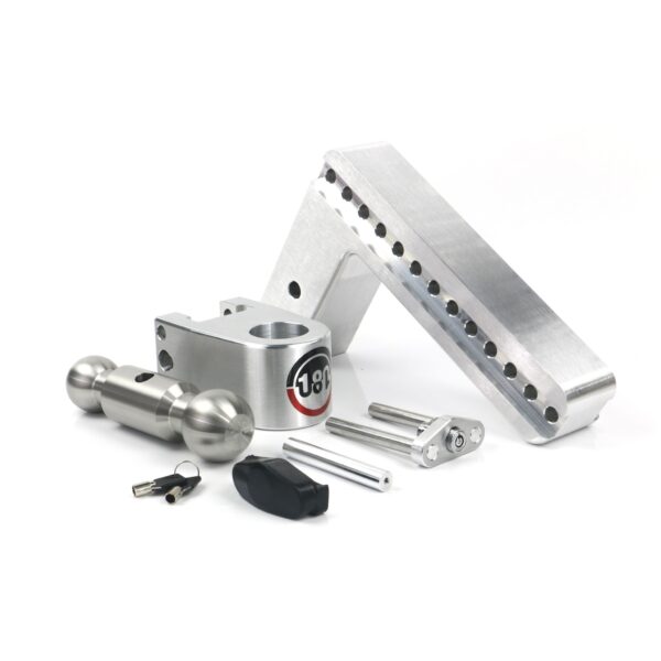 180 Hitch Stainless Steel Ball 10" Drop Hitch with 3" Shank