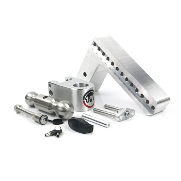 180 Hitch Stainless Steel 10" Drop Hitch with 3" Shank Keyed Alike WS05 Included