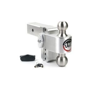 180 Hitch Stainless Steel Ball 4" Drop Hitch with 2.5" Shank