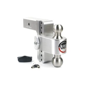 180 Hitch Stainless Steel Ball 6" Drop Hitch with 2.5" Shank