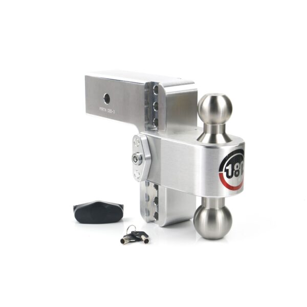 180 Hitch Stainless Steel Ball 6" Drop Hitch with 3" Shank