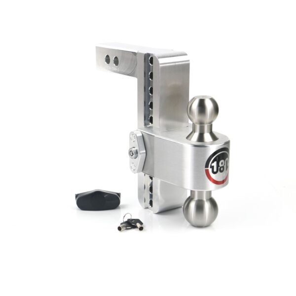 180 Hitch Stainless Steel Ball 8" Drop Hitch with 2" Shank