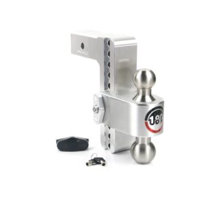 180 Hitch Stainless Steel Ball 8" Drop Hitch with 2.5" Shank